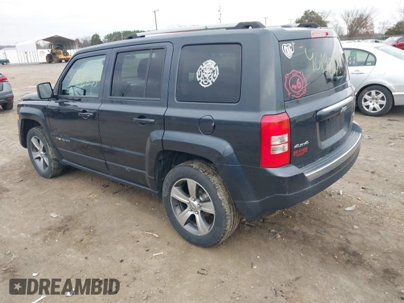 2016 Jeep Patriot Latitude with VIN 1C4NJRFBXGD524016, listed as a IAAI auction lot 40895673 with 157,465 mi miles and . Bid and sale history available at DreamBid. Image 3.