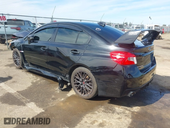 2015 Subaru WRX STI with VIN JF1VA2L68F9824207, listed as a IAAI auction lot 41637409 with 95,332 mi miles and . Bid and sale history available at DreamBid. Image 3.