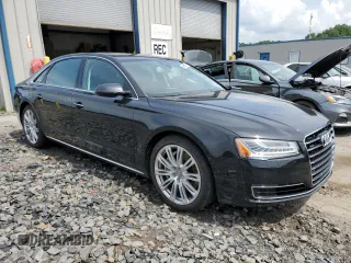 2015 Audi A8 3.0T with VIN WAU3GAFD0FN036465, listed as a Copart auction lot 64069035 with 100,149 mi miles and Salvage title. Bid and sale history available at DreamBid. Image 4.