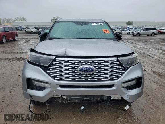 2020 Ford Explorer Platinum with VIN 1FM5K8HC7LGB27963, listed as a Copart auction lot 57850235 with 110,297 mi miles and Salvage title. Bid and sale history available at DreamBid. Image 5.