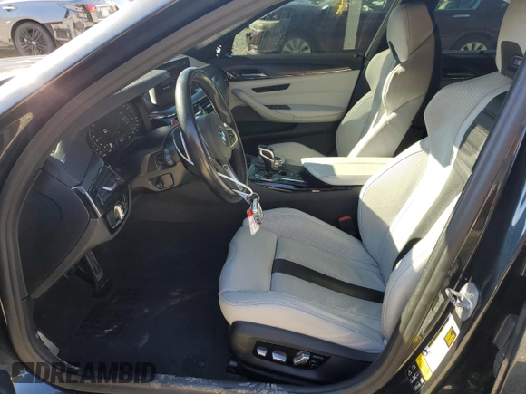 2020 BMW M5 Competition with VIN WBSJF0C01LCD36012, listed as a Copart auction lot 86910424 with 33,912 mi miles and Salvage Title. Bid and sale history available at carsss.com. Image 7.