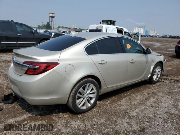 2016 Buick Regal Premium II with VIN 2G4GS5GX6G9197423, listed as a Copart auction lot 59928045 with 111,960 mi miles and Salvage title. Bid and sale history available at DreamBid. Image 3.