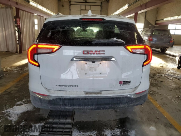 2022 GMC Terrain SLT with VIN 3GKALVEV1NL125357, listed as a Copart auction lot 45694985 with 42,334 mi miles and Salvage title. Bid and sale history available at DreamBid. Image 6.