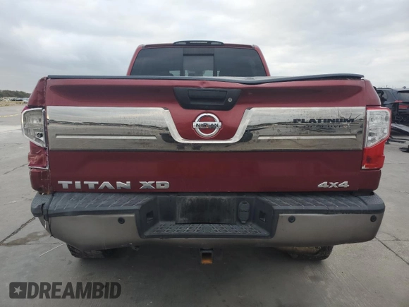 2016 Nissan Titan XD PRO-4X with VIN 1N6BA1F45GN500008, listed as a Copart auction lot 77282724 with 119,868 mi miles and Clean Title. Bid and sale history available at carsss.com. Image 6.