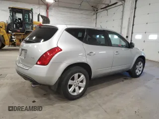 2007 Nissan Murano SL z VIN JN8AZ08WX7W630221, wystawiony jako Copart lot #54182275 z przebiegiem 196 862 mil mil oraz Czysty tytuł • Clean title. Historia ofert i sprzedaży dostępna na DreamBid. Obrazek 3.