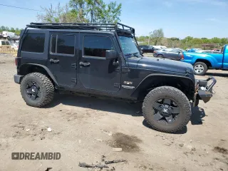 2017 Jeep Wrangler Unlimited Sahara with VIN 1C4BJWEG1HL541650, listed as a Copart auction lot 54393255 with 184,323 mi miles and Clean title. Bid and sale history available at DreamBid. Image 4.