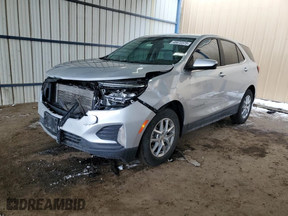 2022 Chevrolet Equinox LT with VIN 2GNAXTEV6N6116136, listed as a Copart auction lot 45672375 with 69,212 mi miles and Non Repairable. Bid and sale history available at carsss.com. Image 1.