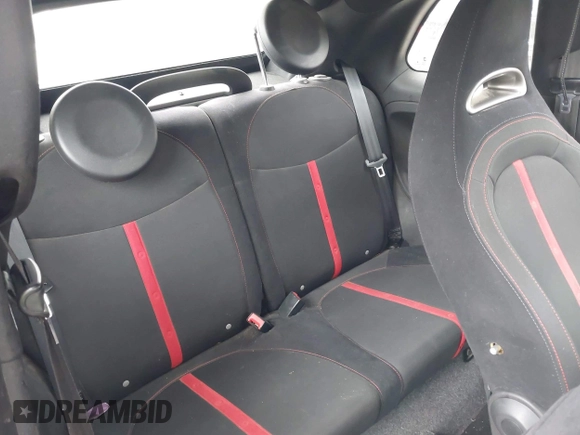 2013 FIAT 500 Abarth with VIN 3C3CFFJH5DT693468, listed as a IAAI auction lot 42050188 with 135,100 mi miles. Bid and sale history available at carsss.com. Image 8.