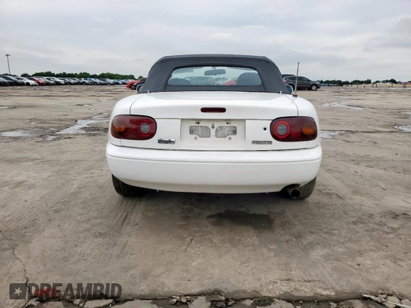 1993 Mazda MX-5 Miata with VIN JM1NA3514P1415302, listed as a Copart auction lot 59605875 with 156,881 mi miles and Salvage title. Bid and sale history available at DreamBid. Image 6.