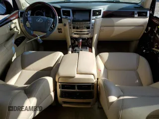 2013 Lexus LX 570 with VIN JTJHY7AX0D4124846, listed as a Copart auction lot 52639575 with 50,687 mi miles and Salvage Title. Bid and sale history available at DreamBid. Image 8.