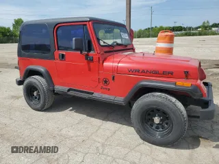 1995 Jeep Wrangler S with VIN 1J4FY19P2SP255844, listed as a Copart auction lot 80221564 with 225,551 mi miles and Non Repairable. Bid and sale history available at carsss.com. Image 4.