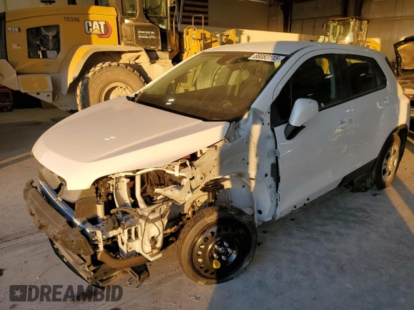 2016 Chevrolet Trax LS with VIN 3GNCJKSB0GL266143, listed as a Copart auction lot 88083115 with 0 mi miles and Salvage Title. Bid and sale history available at carsss.com. Image 1.