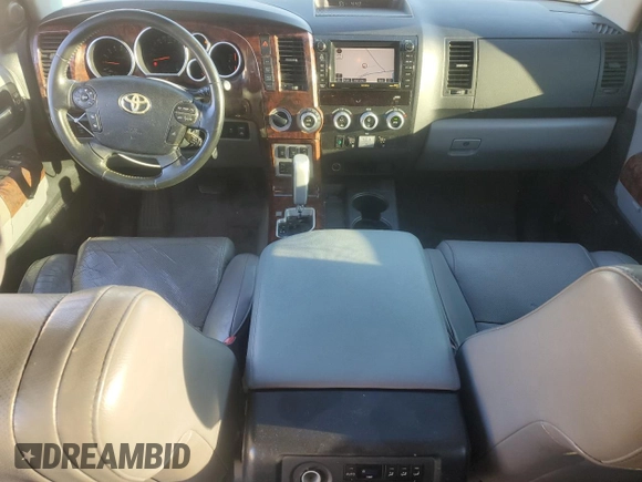 2008 Toyota Sequoia Platinum with VIN 5TDBY67A28S015501, listed as a Copart auction lot 50606515 with 0 mi miles and Clean Title. Bid and sale history available at carsss.com. Image 8.