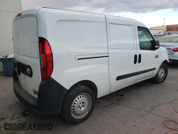 2020 Ram ProMaster City Cargo Tradesman with VIN ZFBHRFAB4L6P72534, listed as a Copart auction lot 40082834 with 97,825 mi miles and . Bid and sale history available at DreamBid. Image 3.