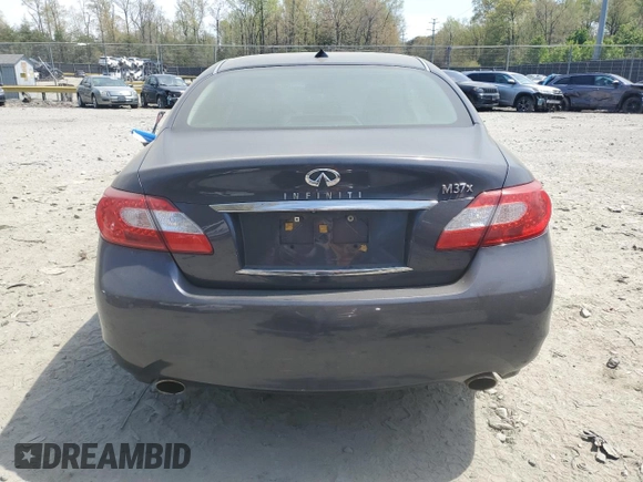 2011 Infiniti M37 with VIN JN1BY1AR7BM375581, listed as a Copart auction lot 53846615 with 167,188 mi miles and Clean Title. Bid and sale history available at carsss.com. Image 6.