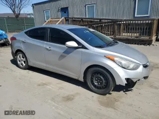 2013 Hyundai Elantra GLS PZEV with VIN 5NPDH4AE9DH261714, listed as a Copart auction lot 52478565 with 308,657 mi miles and Salvage Title. Bid and sale history available at carsss.com. Image 4.