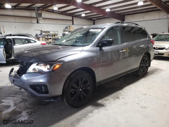 2018 Nissan Pathfinder SL with VIN 5N1DR2MMXJC649610, listed as a Copart auction lot 85656094 with 115,357 mi miles and Salvage Title. Bid and sale history available at carsss.com. Image 1.