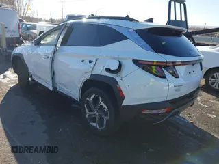2022 Hyundai Tucson Limited with VIN 5NMJECAE5NH027087, listed as a IAAI auction lot 40995326 with 15,083 mi miles. Bid and sale history available at carsss.com. Image 3.