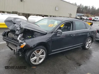2014 Volkswagen Passat TDI SEL Premium with VIN 1VWCN7A32EC041961, listed as a Copart auction lot 49354545 with 0 mi miles and Salvage Title. Bid and sale history available at carsss.com. Image 1.