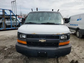 2013 Chevrolet Express Cargo z VIN 1GCWGFBA3D1146861, wystawiony jako Copart lot #54274485 z przebiegiem 214 114 mil mil oraz Czysty tytuł • Clean title. Historia ofert i sprzedaży dostępna na DreamBid. Obrazek 5.