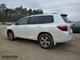 2009 Toyota Highlander Sport with VIN JTEDS43AX92092917, listed as a Copart auction lot 47545725 with 182,969 mi miles and Salvage Title. Bid and sale history available at carsss.com. Image 2.