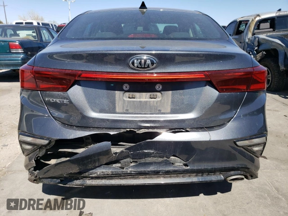 2021 Kia Forte FE with VIN 3KPF24AD0ME361061, listed as a Copart auction lot 49776185 with 57,163 mi miles and Salvage title. Bid and sale history available at DreamBid. Image 6.