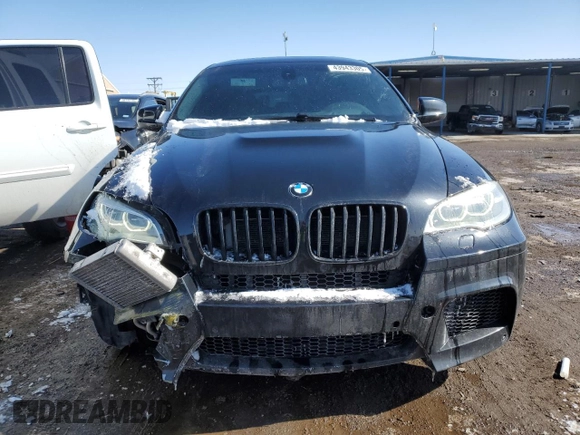 2014 BMW X6 M with VIN 5YMGZ0C50E0C40694, listed as a Copart auction lot 43943305 with 124,104 mi miles and Salvage Title. Bid and sale history available at carsss.com. Image 5.