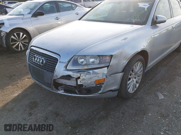 2006 Audi A6 with VIN WAUDG74FX6N073194, listed as a IAAI auction lot 41514491 with 999,999 mi miles. Bid and sale history available at carsss.com. Image 6.