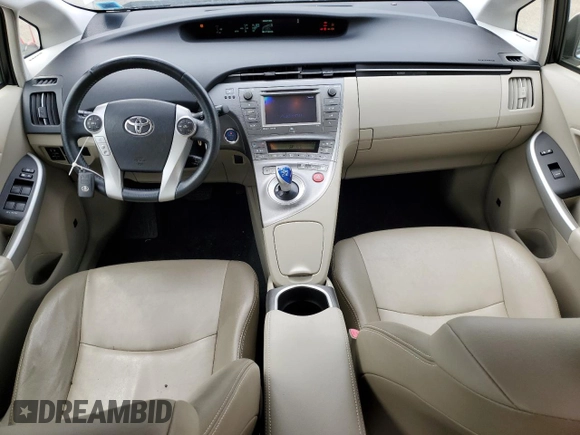 2013 Toyota Prius One with VIN JTDKN3DU9D1691196, listed as a Copart auction lot 52464655 with 195,396 mi miles and Salvage Title. Bid and sale history available at DreamBid. Image 8.
