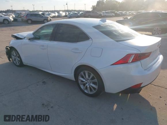 2015 Lexus IS 250 with VIN JTHBF1D20F5080211, listed as a IAAI auction lot 41669299 with 102,813 mi miles and . Bid and sale history available at carsss.com. Image 3.