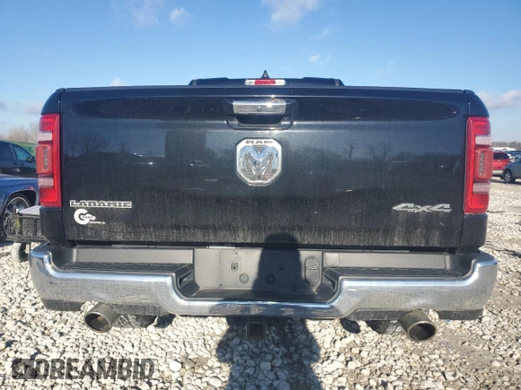 2020 Ram 1500 Laramie with VIN 1C6SRFDT3LN261630, listed as a Copart auction lot 86436234 with 0 mi miles and Clean Title. Bid and sale history available at carsss.com. Image 6.