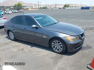 2007 BMW 3 Series 328i with VIN WBAVC53567FZ73468, listed as a IAAI auction lot 42750425 with 174,381 mi miles and . Bid and sale history available at DreamBid. Image 1.