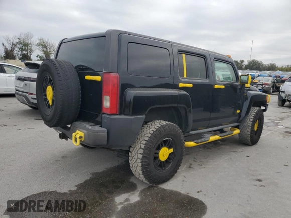 2007 Hummer H3 SUV with VIN 5GTDN13E478223985, listed as a Copart auction lot 88459295 with 215,840 mi miles and Clean Title. Bid and sale history available at DreamBid. Image 3.
