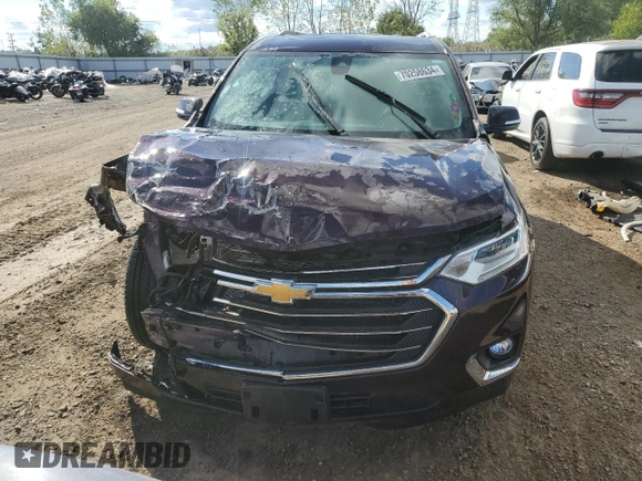 2018 Chevrolet Traverse Premier with VIN 1GNEVJKW2JJ100652, listed as a Copart auction lot 70258634 with 84,879 mi miles and Salvage Title. Bid and sale history available at carsss.com. Image 5.