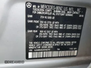1999 Mercedes-Benz M 320/430/500 z VIN 4JGAB54E2XA142741, wystawiony jako Copart lot #45057045 z przebiegiem 72 285 mil mil oraz Szkoda całkowita • Salvage title. Historia ofert i sprzedaży dostępna na DreamBid. Obrazek 13.