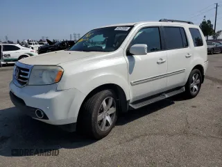 2014 Honda Pilot Touring z VIN 5FNYF4H94EB016271, wystawiony jako Copart lot #62572095 z przebiegiem 125 563 mil mil oraz Szkoda całkowita • Salvage title. Historia ofert i sprzedaży dostępna na DreamBid. Obrazek 1.