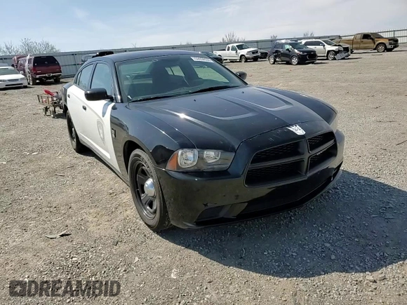 2014 Dodge Charger Police with VIN 2C3CDXAG0EH357871, listed as a Copart auction lot 52650555 with 143,334 mi miles and Salvage Title. Bid and sale history available at DreamBid. Image 11.