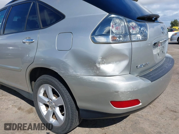 2008 Lexus RX 350 with VIN JTJGK31U780011677, listed as a IAAI auction lot 41817517 with 176,317 mi miles and . Bid and sale history available at DreamBid. Image 6.