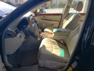 2001 Lexus LS 430 with VIN JTHBN30F110014232, listed as a Copart auction lot 75013094 with 238,565 mi miles and Salvage Title. Bid and sale history available at carsss.com. Image 7.