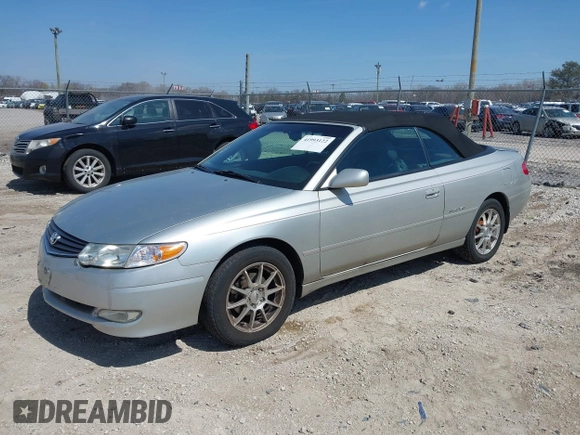 2003 Toyota Solara SE with VIN 2T1FF28P43C603999, listed as a IAAI auction lot 41993122 with 83,629 mi miles. Bid and sale history available at carsss.com. Image 2.