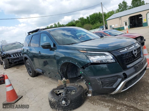 2024 Nissan Pathfinder Rock Creek with VIN 5N1DR3BD3RC210494, listed as a Copart auction lot 54690694 with 8,794 mi miles and Salvage Title. Bid and sale history available at carsss.com. Image 4.