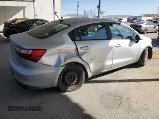 2016 Kia Rio LX with VIN KNADM4A33G6572223, listed as a Copart auction lot 48397975 with 113,933 mi miles and Salvage Title. Bid and sale history available at carsss.com. Image 3.