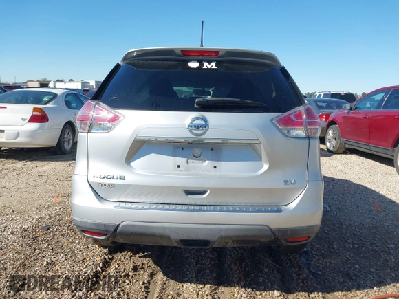 2016 Nissan Rogue SV with VIN KNMAT2MT6GP714311, listed as a IAAI auction lot 41802626 with 86,660 mi miles. Bid and sale history available at carsss.com. Image 16.