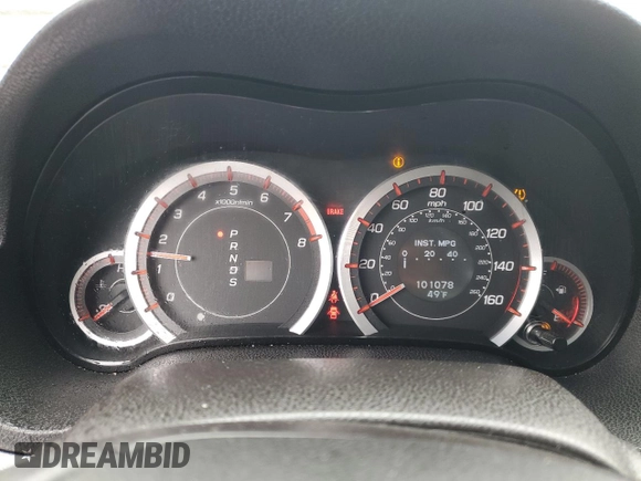 2013 Acura TSX Special Edition with VIN JH4CU2F81DC002837, listed as a Copart auction lot 49134105 with 101,078 mi miles and Salvage title. Bid and sale history available at DreamBid. Image 9.