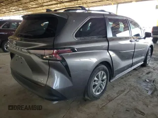 2023 Toyota Sienna LE with VIN 5TDBRKEC5PS179124, listed as a Copart auction lot 49717115 with Not provided miles and Salvage title. Bid and sale history available at DreamBid. Image 3.