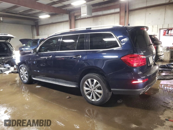 2014 Mercedes-Benz GL 450 z VIN 4JGDF7CE9EA345301, wystawiony jako Copart lot #49129005 z przebiegiem 120 981 mil mil oraz Szkoda całkowita • Salvage title. Historia ofert i sprzedaży dostępna na DreamBid. Obrazek 2.
