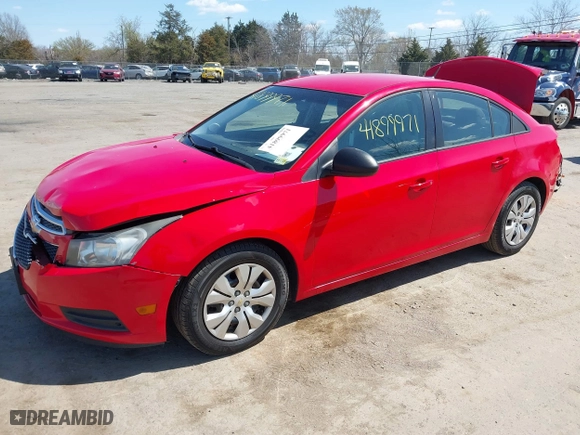 2014 Chevrolet Cruze LS with VIN 1G1PA5SH6E7145210, listed as a IAAI auction lot 41899971 with 157,847 mi miles. Bid and sale history available at carsss.com. Image 18.