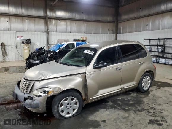 2002 Chrysler PT Cruiser with VIN 3C4FY48B52T382757, listed as a Copart auction lot 47966845 with 136,959 mi miles and Salvage Title. Bid and sale history available at carsss.com. Image 1.