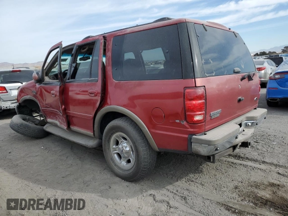 2000 Ford Expedition Eddie Bauer с VIN 1FMEU17L5YLB06434, выставлен на аукционе Copart как лот 88497425 с пробегом Не указан миль и Списание • Salvage title. История ставок и продаж доступна на DreamBid. Изображение 2.