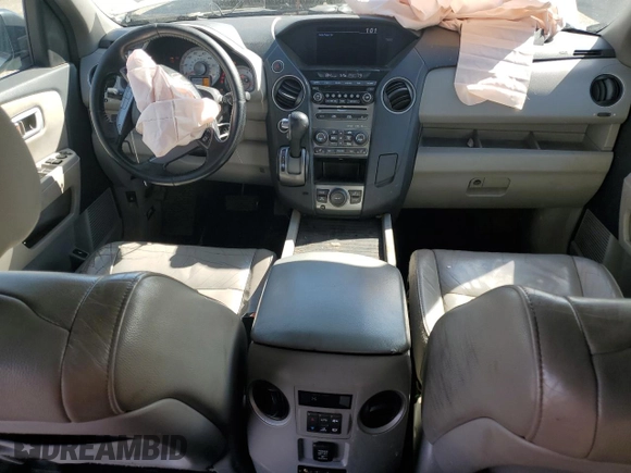 2012 Honda Pilot EX-L with VIN 5FNYF4H67CB029972, listed as a Copart auction lot 45150375 with 212,534 mi miles and Salvage Title. Bid and sale history available at DreamBid. Image 8.